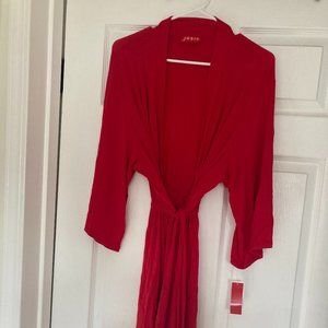 Unused Josie Red Bathrobe Women's Size Large